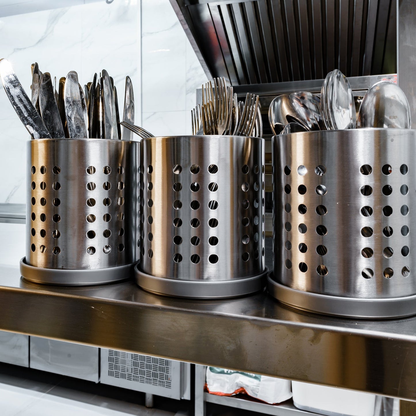 5185 Cutlery Holder Steel 20cm forks & Spoon Holder For Kitchen Use