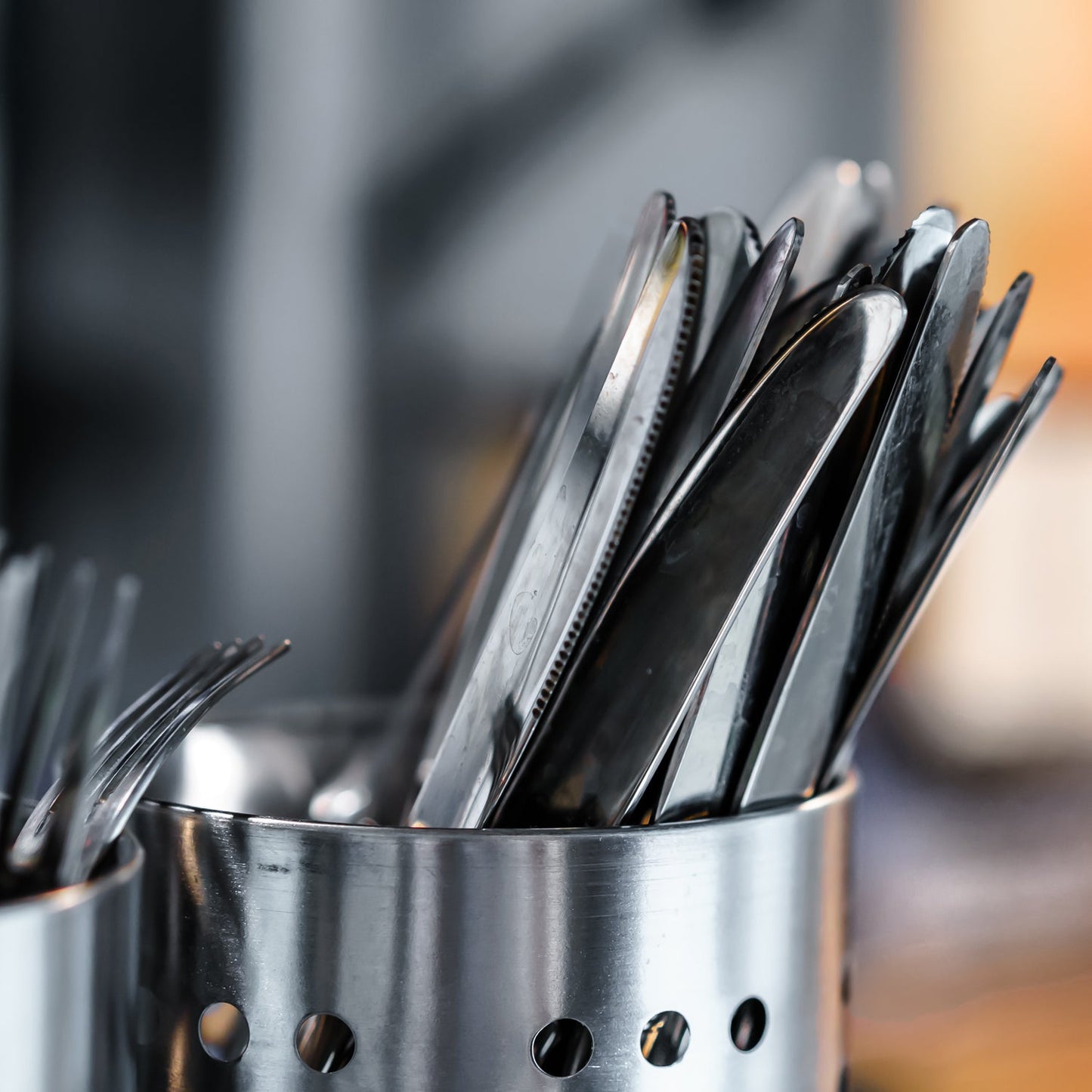 5185 Cutlery Holder Steel 20cm forks & Spoon Holder For Kitchen Use