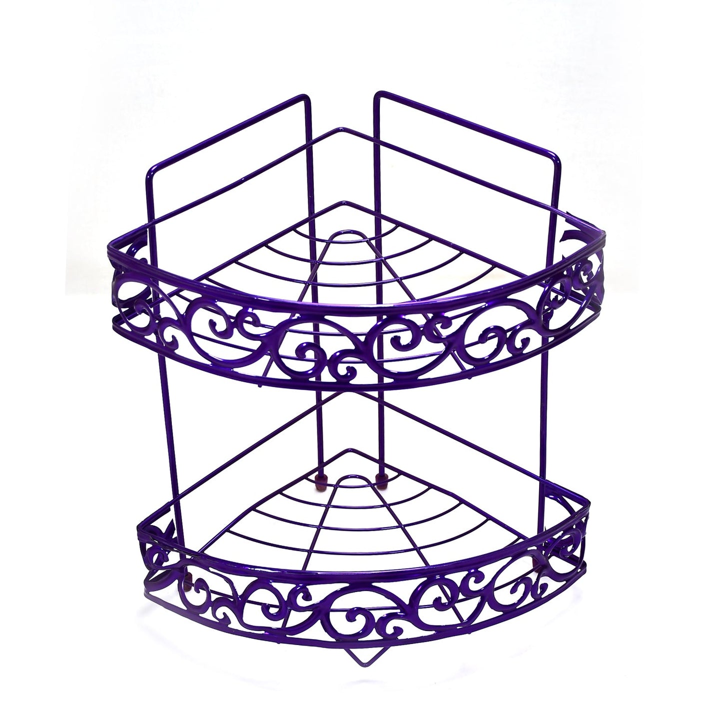 5164 Steel Corner Rack High Quality 32cm Rack For Home & Bathroom Use
