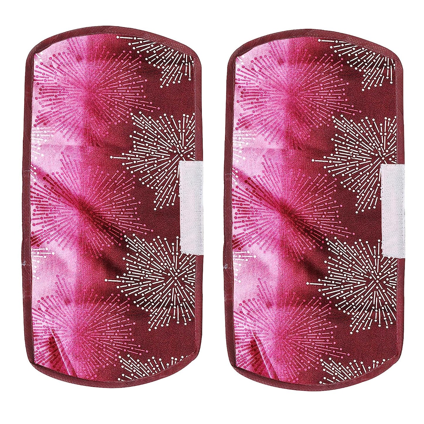 4928 Fridge Cover Handle Cover Polyester High Material Cover For All Fridge Handle Use ( Set Of 2 Pcs ) Multi Design