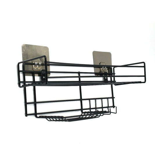 9009 3 in 1 Shower Shelf Rack for storing and holding various household stuffs and items etc. 