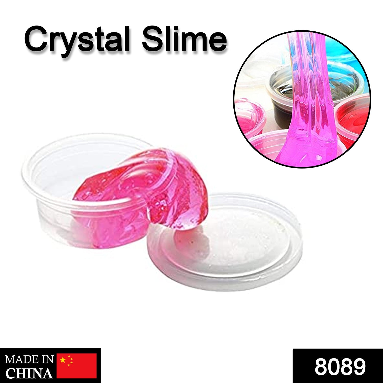 8089 Soft Jar Slime Combo of  Crystal Slime 