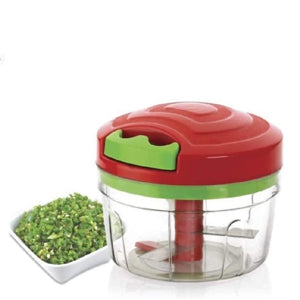 753_Manual Food Chopper, Compact & Powerful Hand Held Vegetable Chopper/Blender 