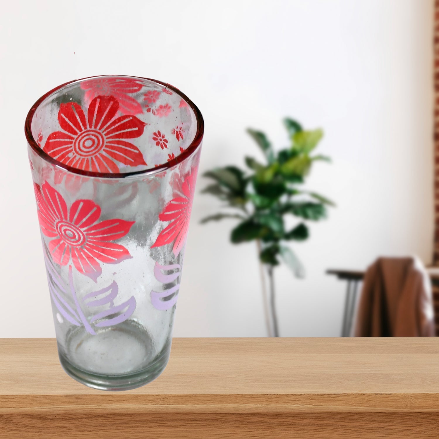 5279 Drinkware Water Jug & Glass Crystal Glass Juice Set | 1 Jug (1L) & Set of 6 Glasses Set For Home Use 