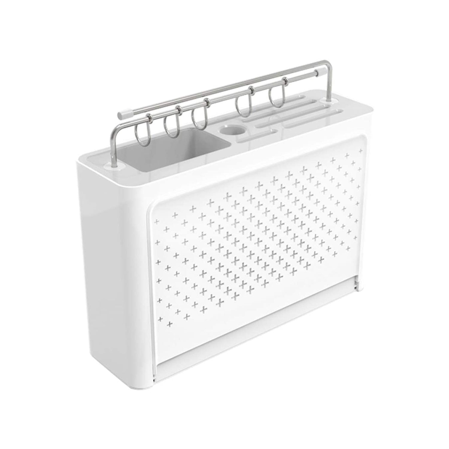 5250 Multi Purpose Wall Hanging Kitchen Storage Rack Modern Kitchen Utensil Knife Organizer With Drainer 