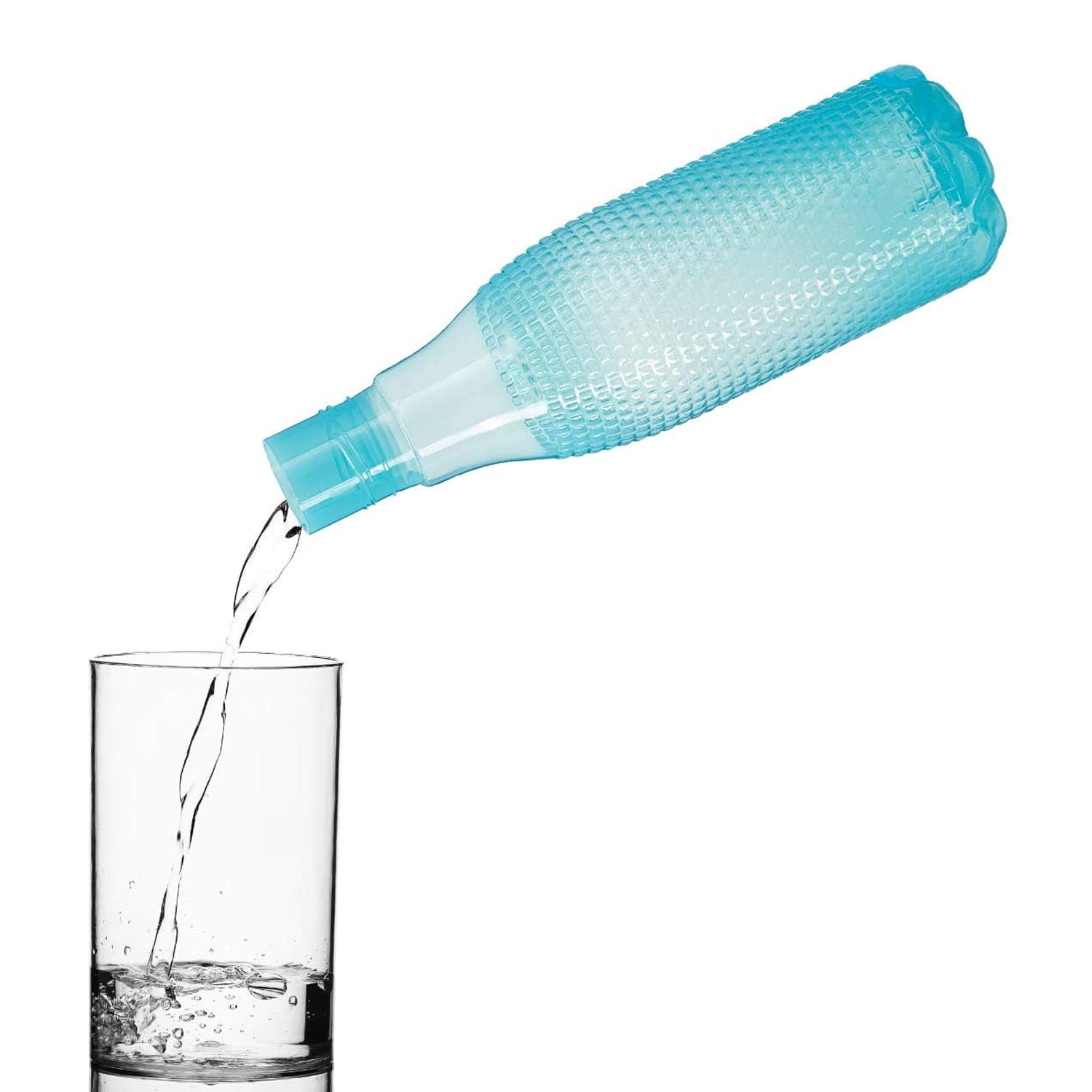 5306 Plastic Fridge Water Bottle | Bubble Design Water Bottle | Use For Fridge, Home and Office ( Brown Box ) 