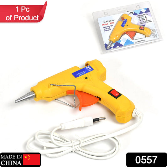 0557 Electric Tool Hot Melt Glue Gun 20W AC 100-240V 