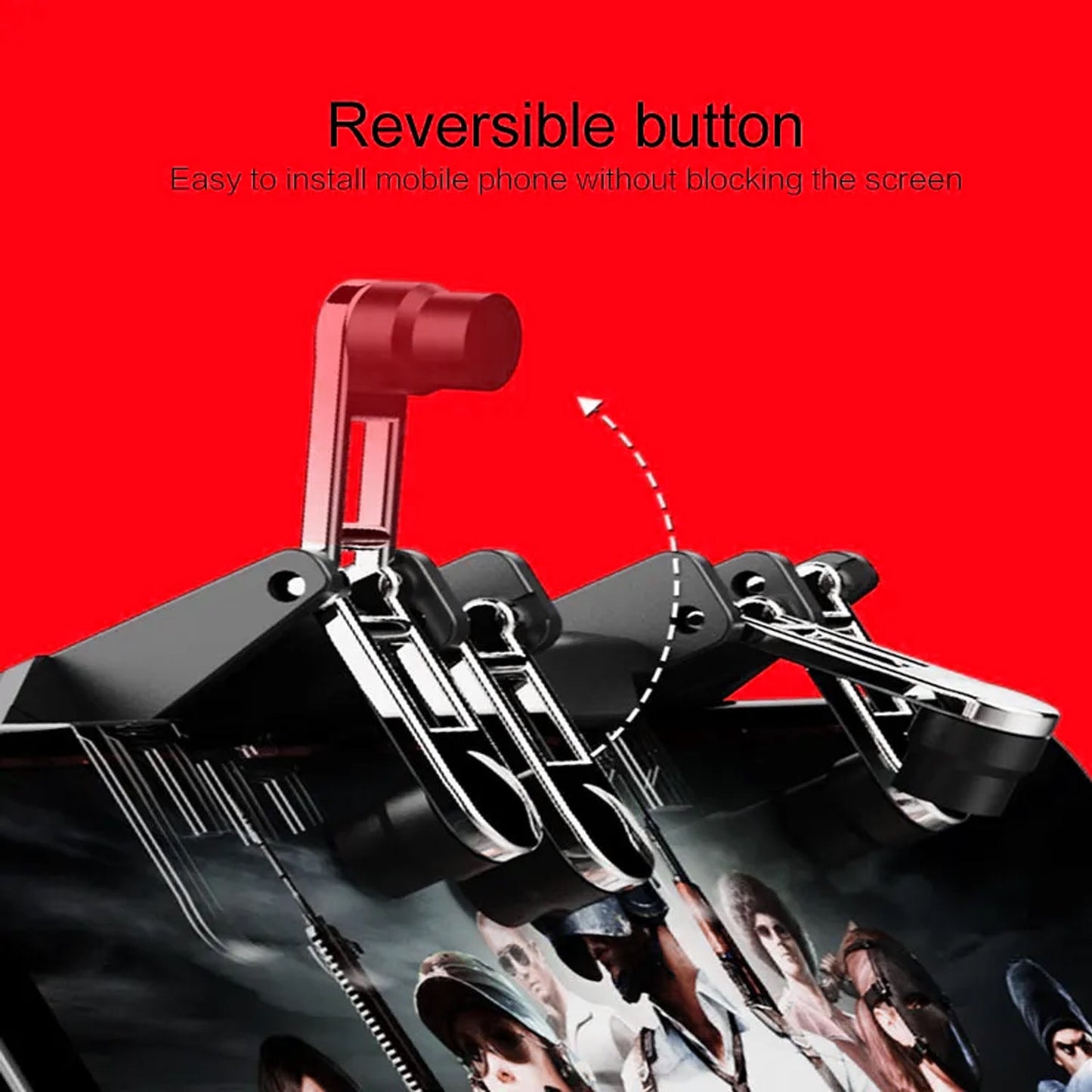 6373 Portable Mobile Game Pad Controller with 4 Triggers For All Games Use of Survival Mobile Controller 