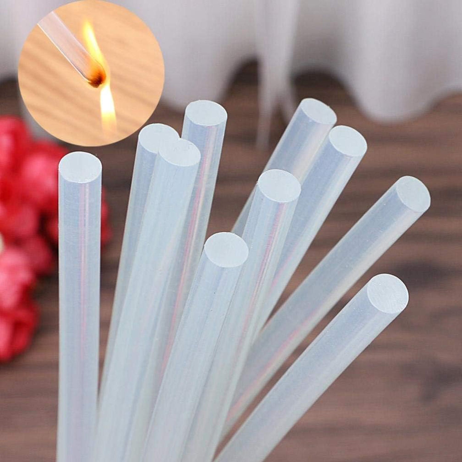 0463 Hot Melt Electric Heating Glue Stick Flexible for DIY, Sealing and Quick Repairs (1 pc) (11mm) 