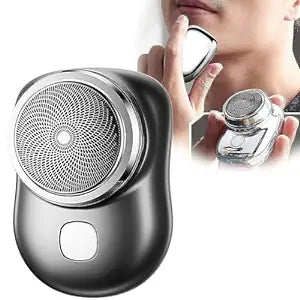 FAST+FREE DELIVERY Mini Electric Shaver Portable Shaver Men Shaving Machine for Men Pocket Beard Trimmer Portable Electric Razor for Unisex USB Rechargeable Hair Shaver