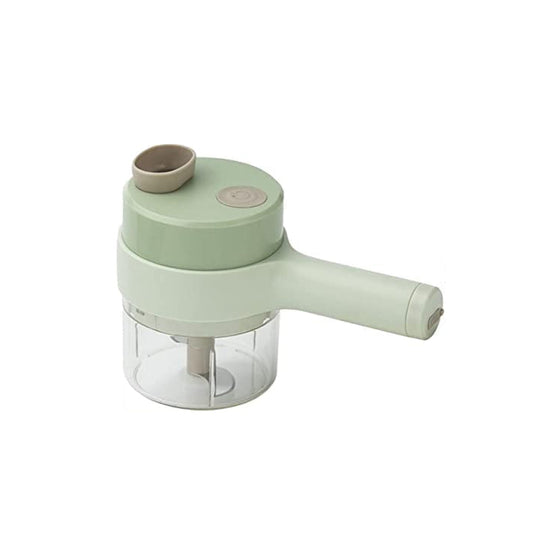 0142A  4 IN 1 ELECTRIC HANDHELD COOKING HAMMER VEGETABLE CUTTER SET ELECTRIC FOOD CHOPPER MULTIFUNCTION VEGETABLE FRUIT SLICER 