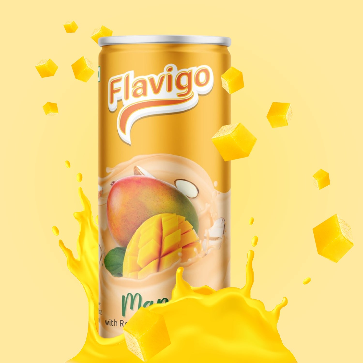 1011 Flavigo Mango Ice Cream Milkshake (180Ml) | Ice cream shakes 