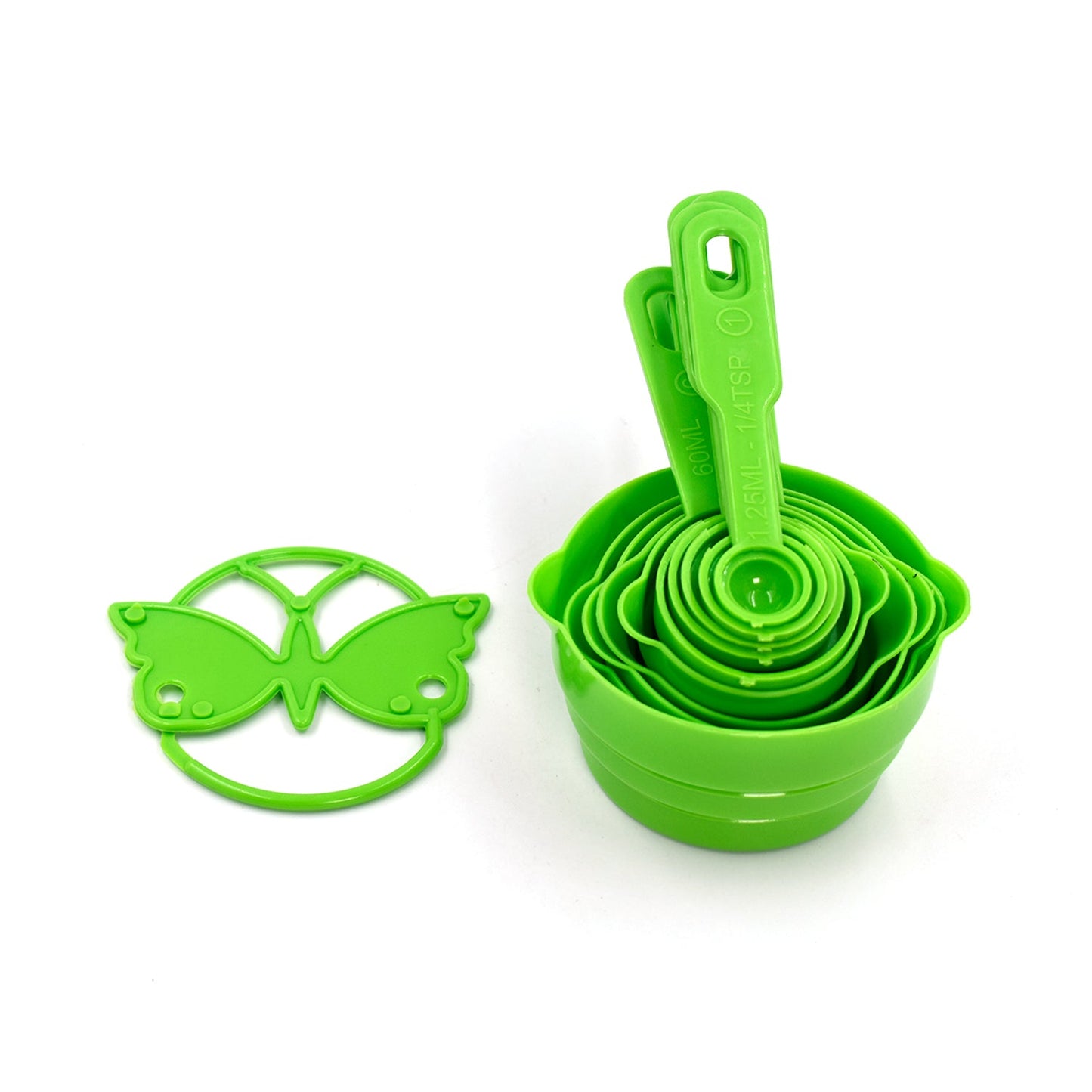 2646 G 11 Pc Measuring Cup Set For Pouring And Picking Of Various Food Items And All With Nice Measurements. 