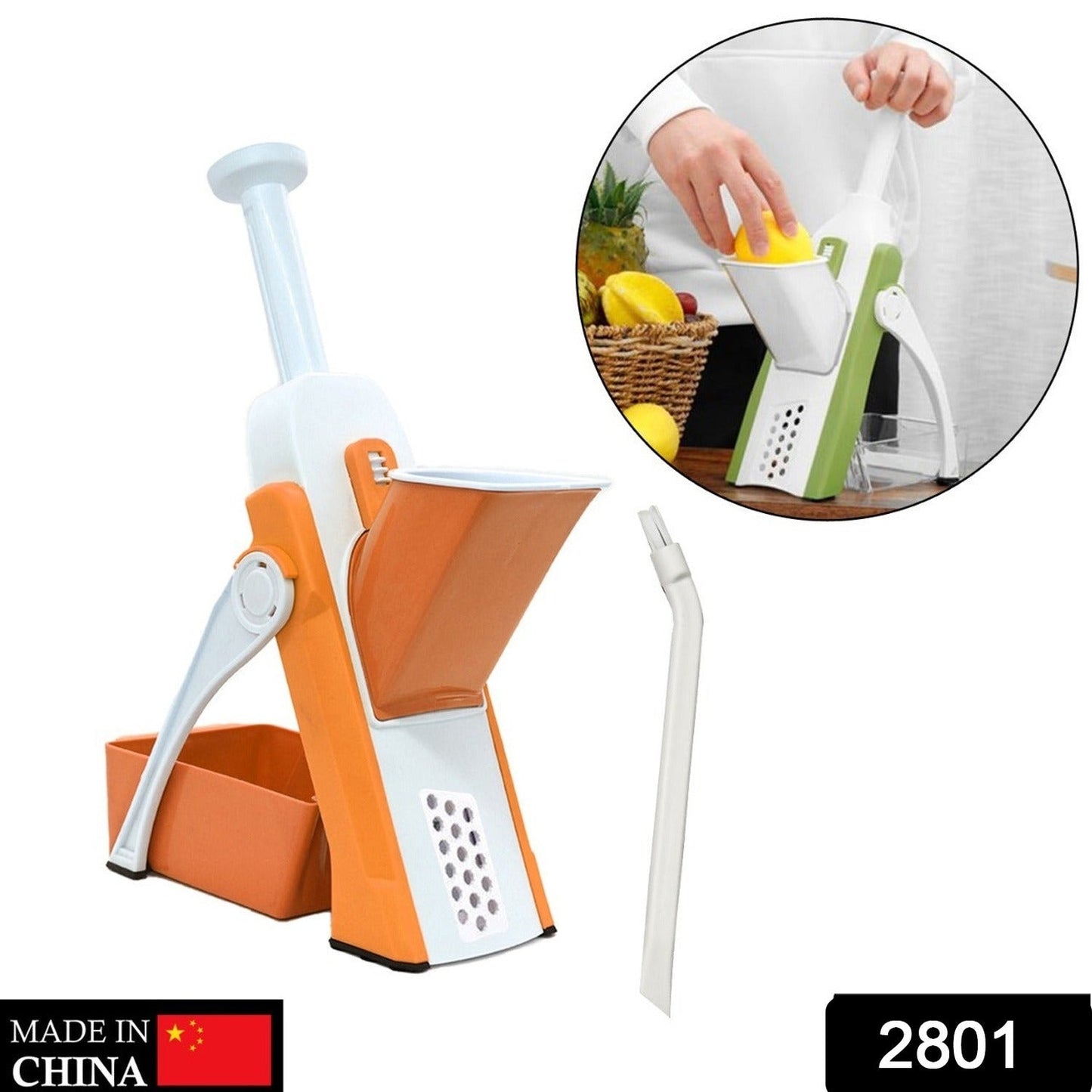 MULTI FUNCTIONAL TIME SAVING ADJUSTABLE HAND PRESS VEGETABLES CHOPPER