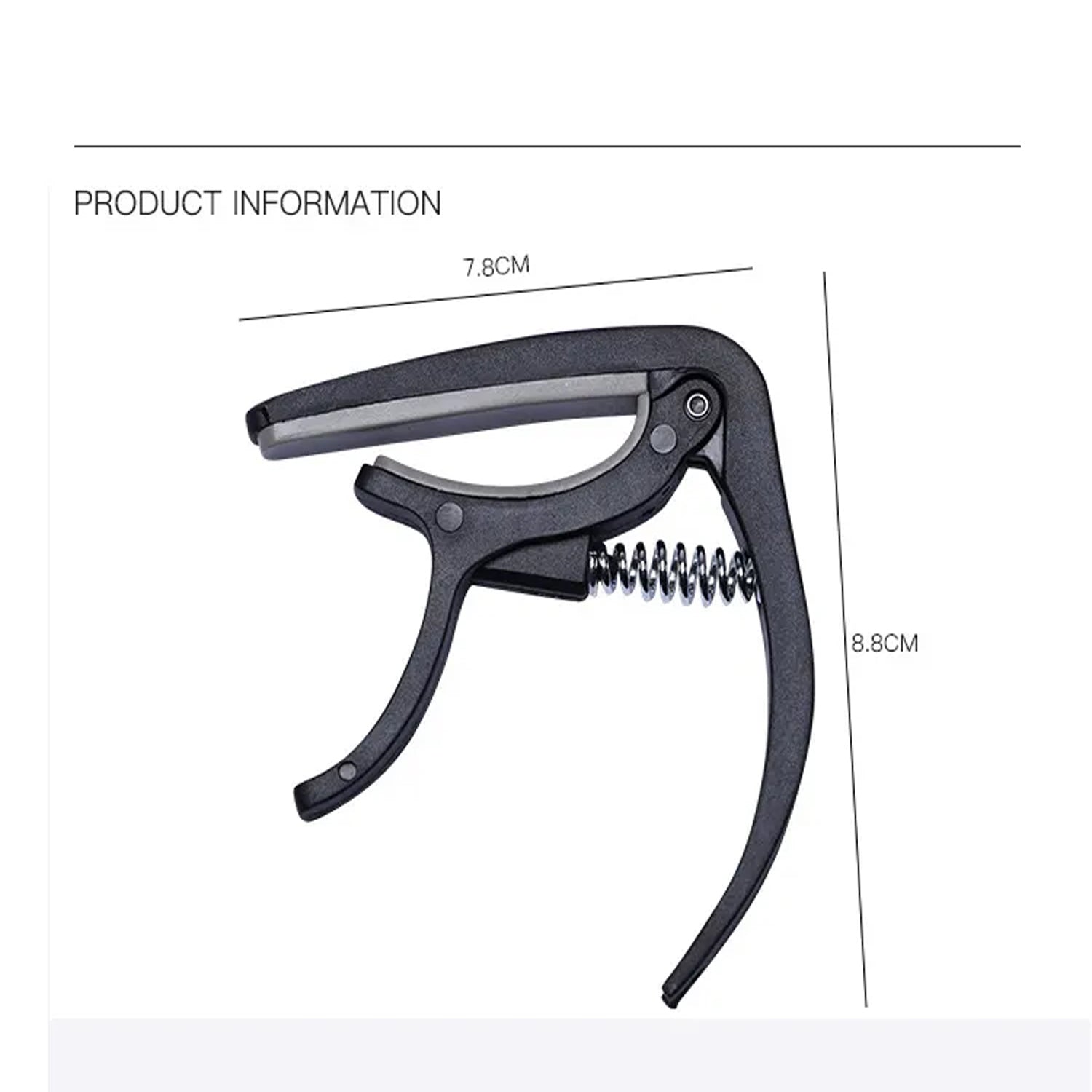 6141 Guitar Capo with Pickup Stand, Soft Pad for Acoustic and Electric Guitar Ukulele Mandolin Banjo Guitar Accessories 
