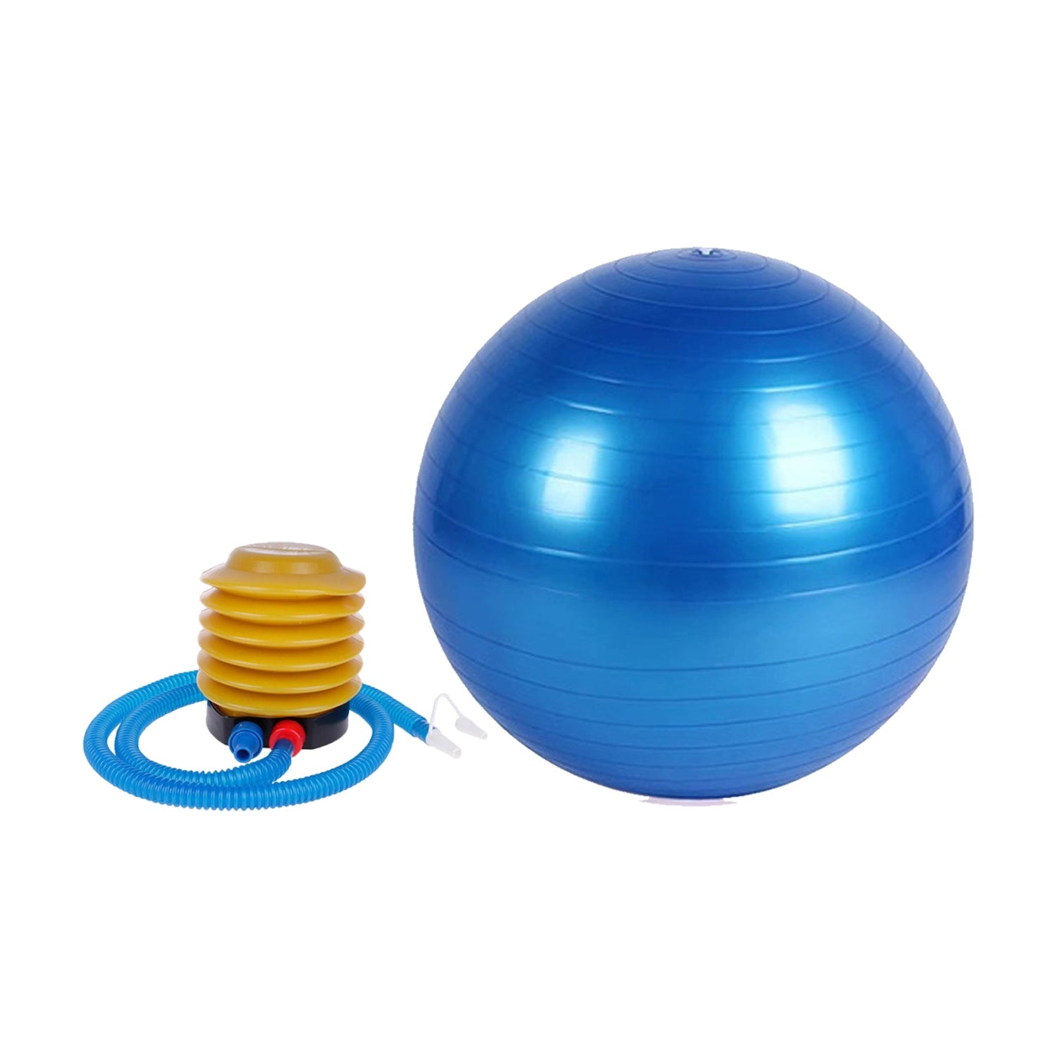 7428 Heavy Duty Gym Ball Non-Slip Stability Ball with Foot Pump for Total Body Fitness 