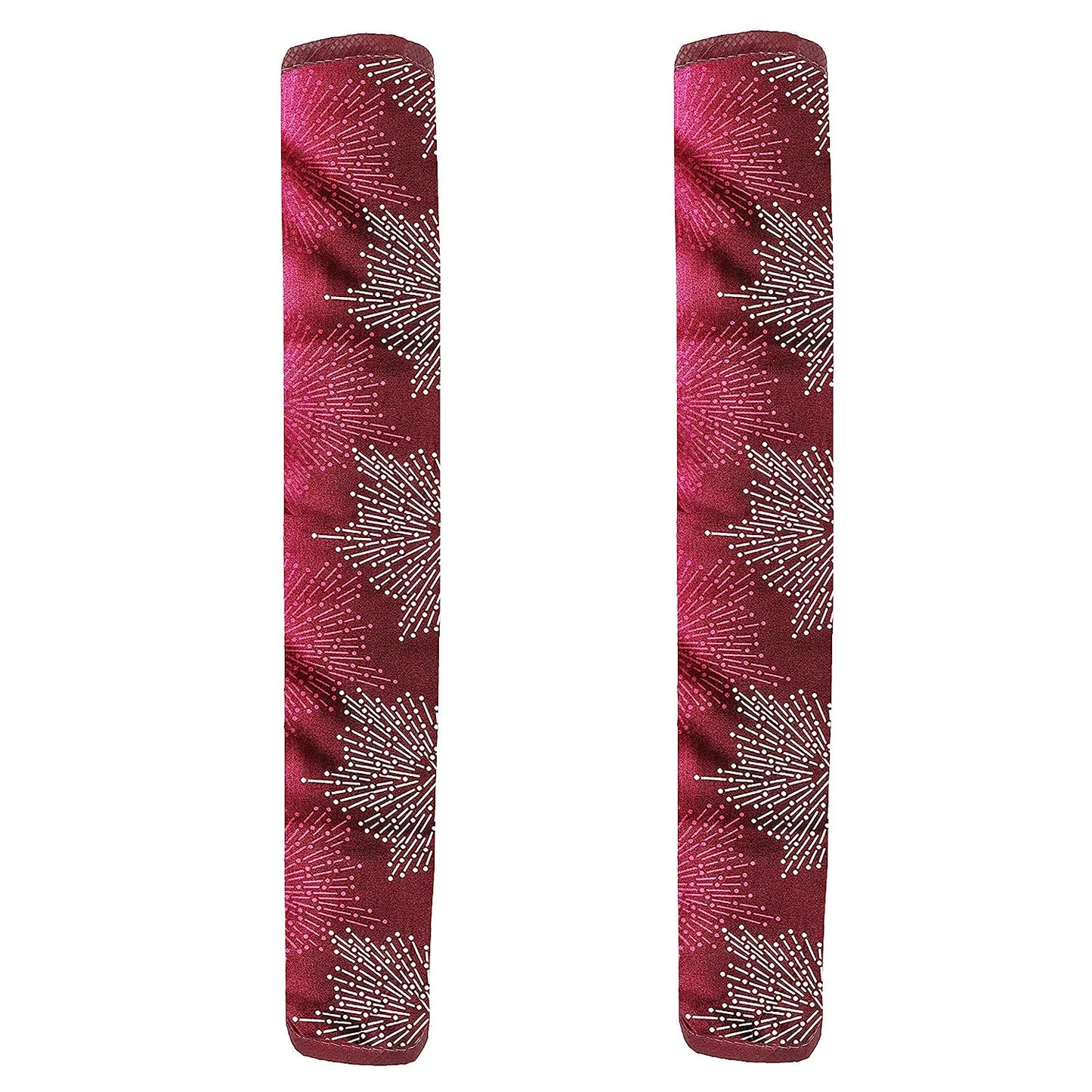 4928  Fridge Cover Handle Cover Polyester High Material Cover For All Fridge Handle Use ( Set Of 2 Pcs ) Multi Design 